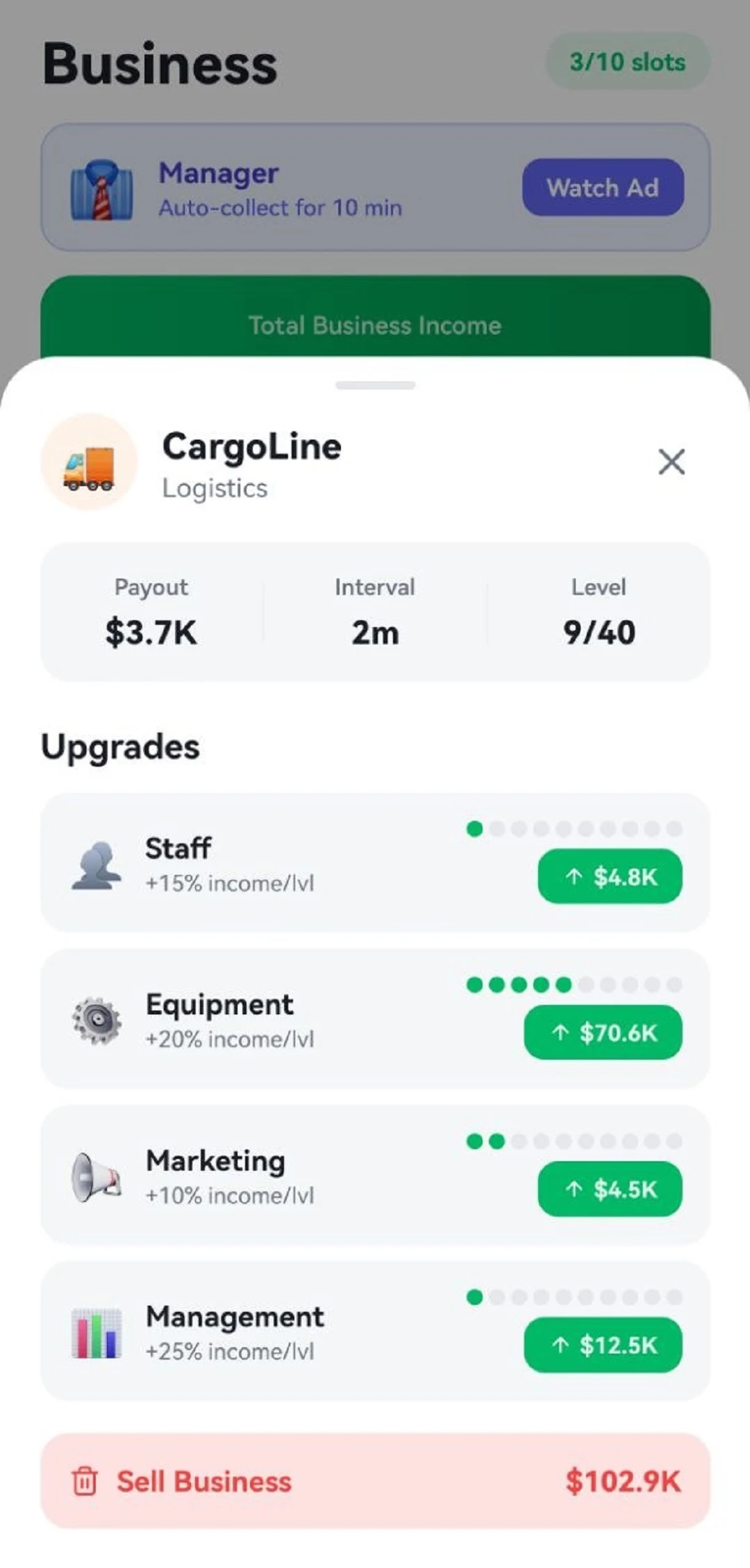 Money Tycoon Profit Tap screenshot